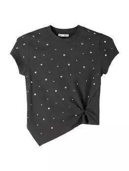 Футболка Bershka Shirt, серый