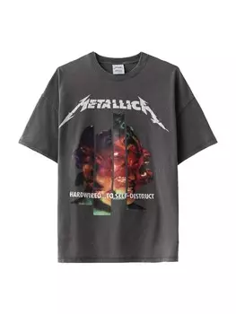 Футболка Bershka Shirt, темно-серый