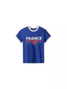 Футболка Bershka, синий