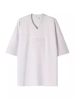 Футболка Bershka, светло-серый