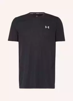 Футболка бесшовная сетка с сеткой Under Armour, черный