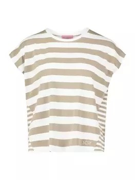 Футболка Betty Barclay, цвет white/khaki
