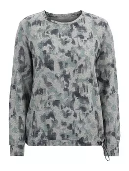 Футболка BETTY & CO Casual-Shirt mit Tunnelzug, цвет Mint/Dark Blue