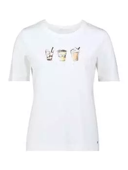 Футболка BETTY & CO, цвет white/mint