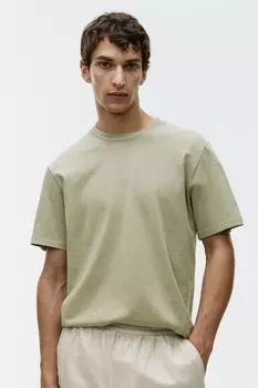 Футболка без боковых швов Arket, зеленый