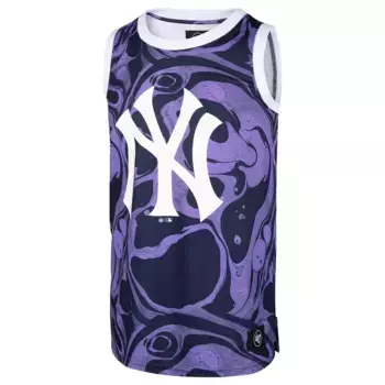 Футболка без рукавов 47 MLB New York Yankees Enamel Twist New City, фиолетовый