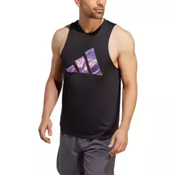 Футболка без рукавов adidas D4M Hiit Gfx, черный