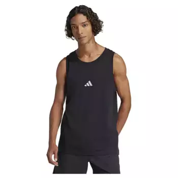 Футболка без рукавов adidas Essentials Small Logo, черный