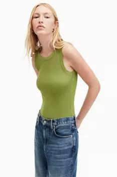 Футболка без рукавов Allsaints rina All Saints, зеленый