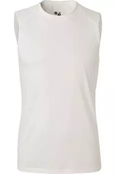 Футболка без рукавов Badger B-Core, белый