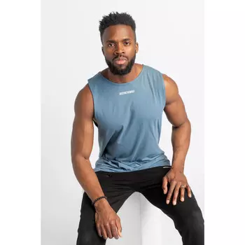 Футболка без рукавов Core — для фитнеса — для мужчин — Aegean Blue AESTHETIC WOLF, цвет blau