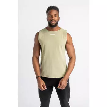 Футболка без рукавов Core Scoop — для фитнеса — для мужчин — шалфейный зеленый AESTHETIC WOLF, цвет verde