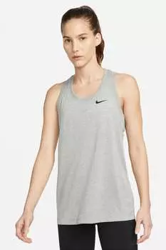 Футболка без рукавов Dri-Fit боксерского кроя Nike, серый