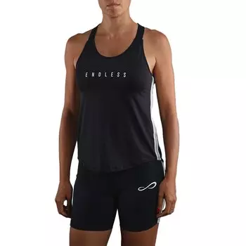 Футболка без рукавов Endless Strip Ribbon, черный