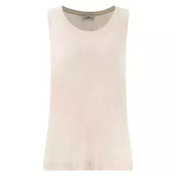 Футболка без рукавов Fynch Hatton Knit Plain Linen, бежевый