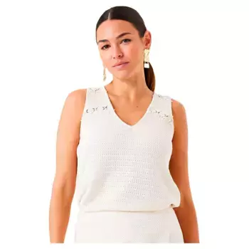 Футболка без рукавов Garcia F50022, бежевый