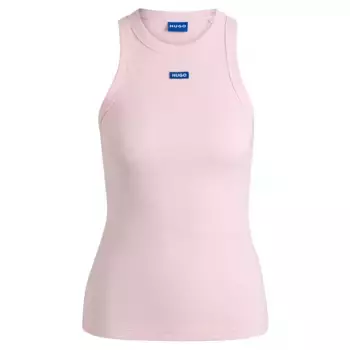 Футболка без рукавов HUGO Easy 10257055 BLUE, розовый