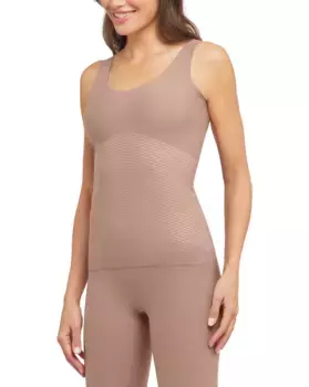 Футболка без рукавов из хлопка Supima Spanx, коричневый