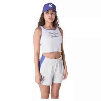 Футболка без рукавов New Era MLB Floral Rib New York Yankees, белый
