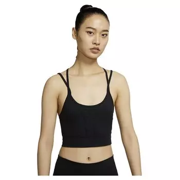Футболка без рукавов Nike Dri-Fit Lux Cropped Lacing, черный