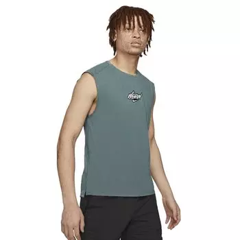 Футболка без рукавов Nike Rise 365, зеленый