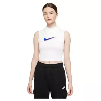 Футболка без рукавов Nike Sportswear Mock Print, белый