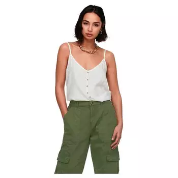 Футболка без рукавов Only Astrid Singlet, белый