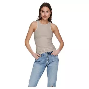 Футболка без рукавов Only Kenya Life Rib, серый