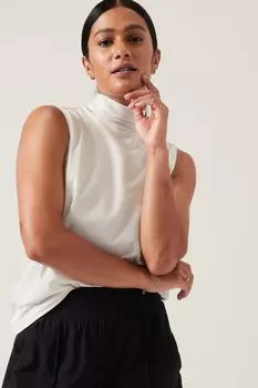 Футболка без рукавов Outbound Athleta, белый