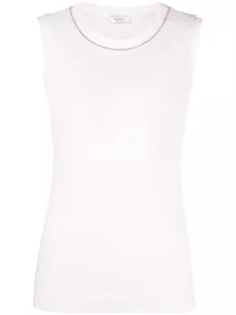 Футболка без рукавов Peserico, нейтральный цвет