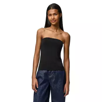 Футболка без рукавов Pieces Madison Bandeau, черный