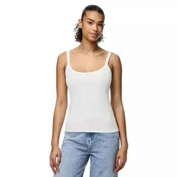 Футболка без рукавов Pieces May Strap, белый