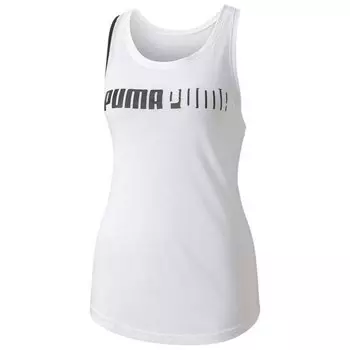 Футболка без рукавов Puma Logo Cross Back, белый