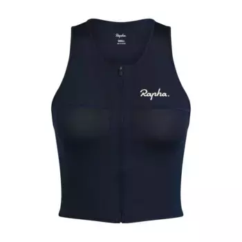 Футболка без рукавов Rapha Cropped, синий