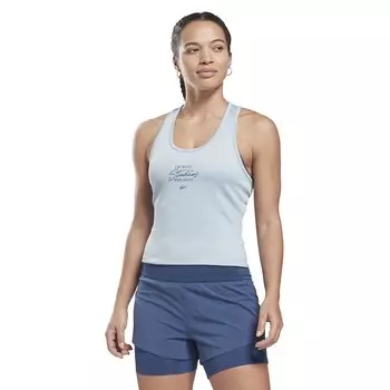 Футболка без рукавов Reebok Les Mills Rib, синий