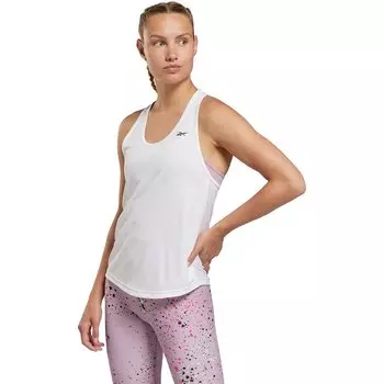 Футболка без рукавов Reebok Workout Ready Mesh Back, белый