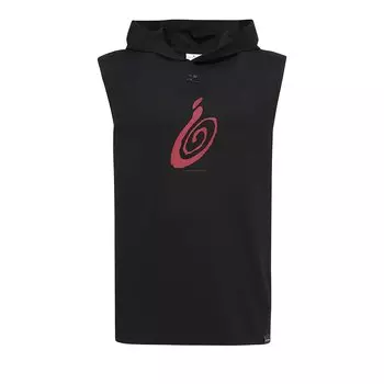 Футболка без рукавов с капюшоном Courrges, цвет Черный