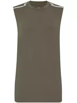 Футболка без рукавов с круглым вырезом Plein Sport, зеленый