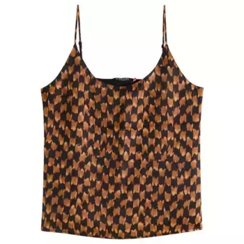 Футболка без рукавов Scotch & Soda 177694, коричневый