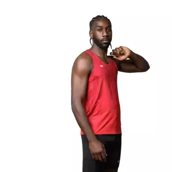 Футболка без рукавов спортивная 42k Running Apex, розовый