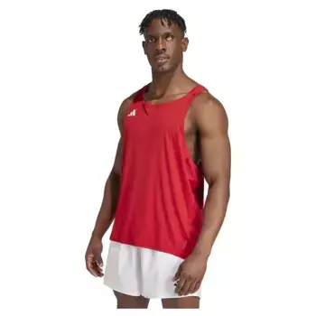 Футболка без рукавов спортивная adidas Adizero Essentials, красный
