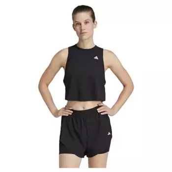 Футболка без рукавов спортивная adidas Train Essentials Boxy Workout, черный
