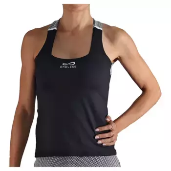 Футболка без рукавов спортивная Endless Cross, черный