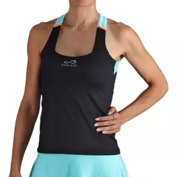 Футболка без рукавов спортивная Endless Cross, черный