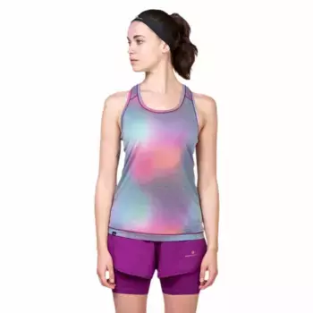 Футболка без рукавов спортивная Ronhill Tech golden hour, разноцветный