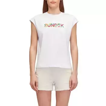 Футболка без рукавов Sundek Embroidery, белый