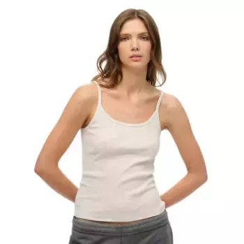 Футболка без рукавов Superdry Athletic Essential Sccop, серый