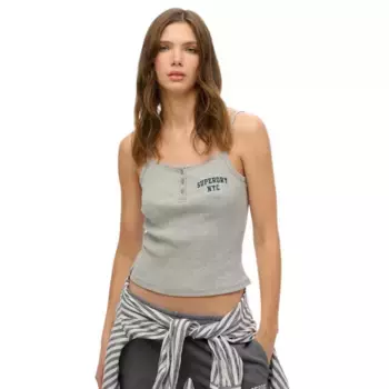 Футболка без рукавов Superdry Athletic, серый