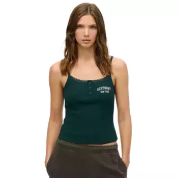 Футболка без рукавов Superdry Athletic, зеленый