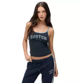 Футболка без рукавов Superdry Essential Branded, синий